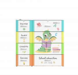 Tủ Shino 8 hộc Đa sắc Rồng con